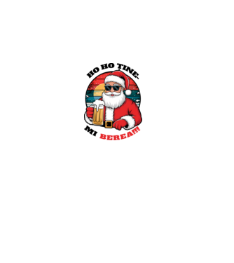 Ho ho ține mi berea! alb model roz deschis pe tricou