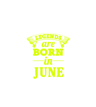 Legends are born in June model albastru închis pe tricou