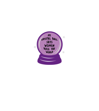 Women rule the world model negru pe tricou