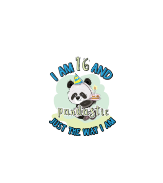 PANDASTIC 16 model alb pe tricou