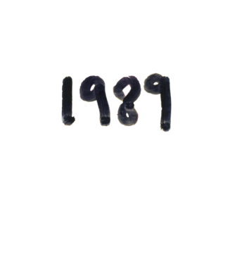 Taylor Swift 1989 text model alb pe tricou