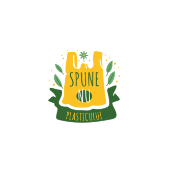 spune nu plasticului model gri pe tricou