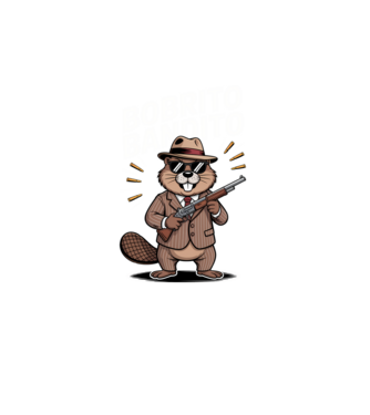 Bobrito Bandito model turcoaz pe tricou