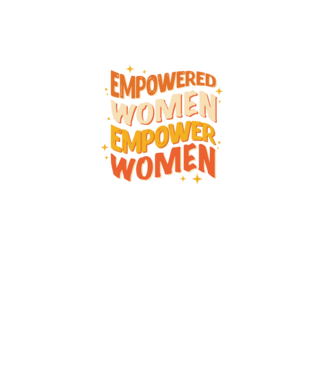 Empowered women empower women model negru pe tricou