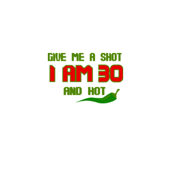 Give me a shot - 30 model albastru regal pe tricou
