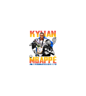 Mbappé tribute model negru pe tricou