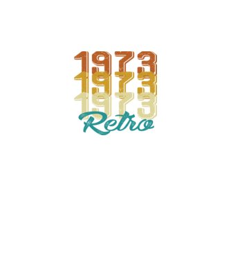 1973 retro model alb pe tricou