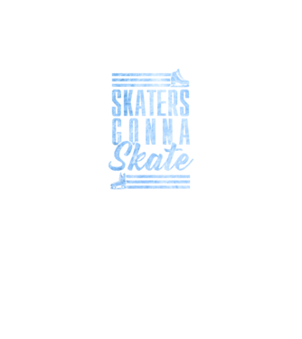skaters gonna skate model negru pe tricou