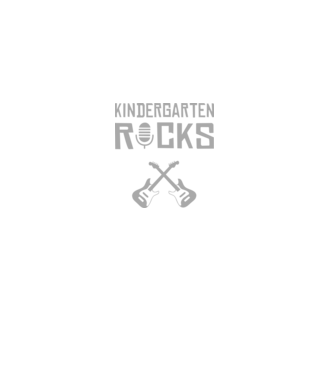 Kindergarten rocks model negru pe tricou