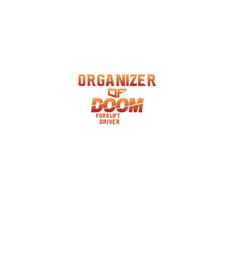 organizer of DOOM model negru pe tricou