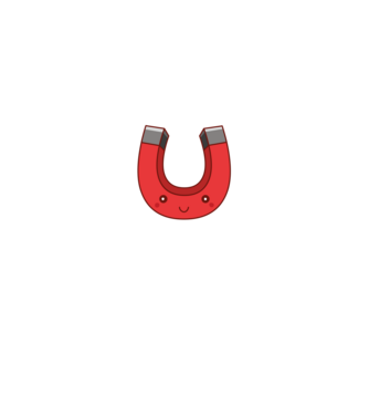 Mini magnet de fete model negru pe tricou