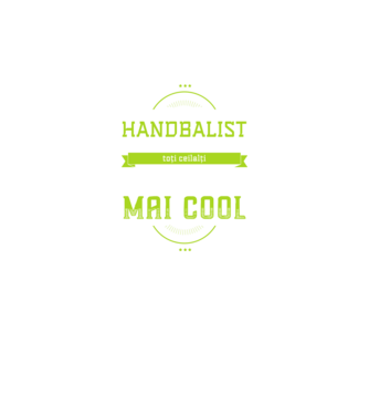 Sunt handbalist, la fel ca toți ceilalți, dar mult mai cool model negru pe tricou