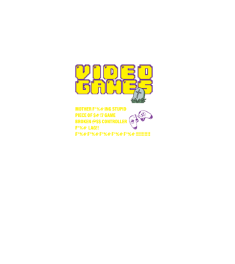 I don't always die when playing video games model negru pe tricou