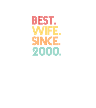 best wife since 2000 retro model negru pe tricou