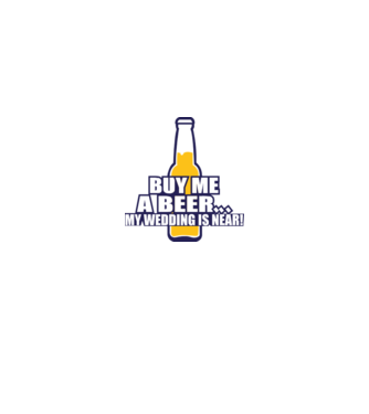 buy me a beer model alb pe tricou