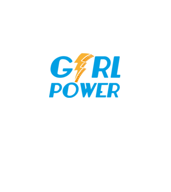 GirlPower model negru pe tricou