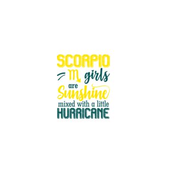 Sunshine with Hurricane SCORPIO model negru pe tricou