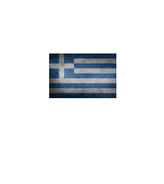 GREECE model albastru jeanși pe tricou