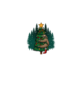 Christmas model alb pe tricou