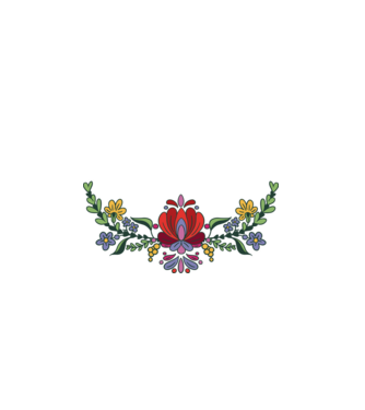 Buni model alb pe tricou