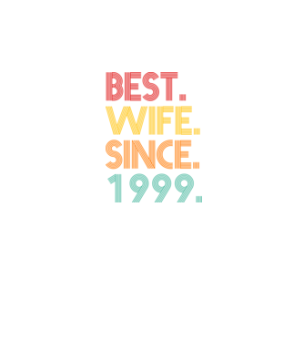 best wife since 1999 retro model negru pe tricou