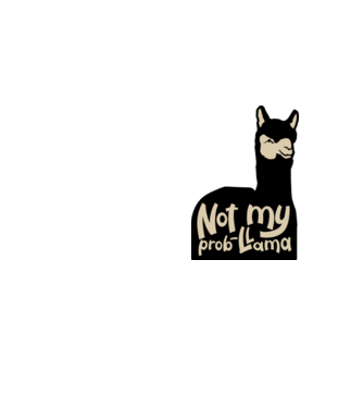 Not my problama model galben neon pe tricou