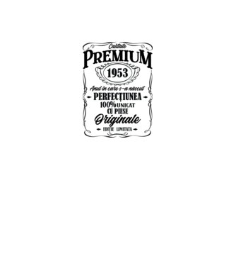 calitate premium -1953 - anul în care s-a născut - perfecțiunea - 100% unicat, cu piese originale, ediție limitată model alb pe tricou