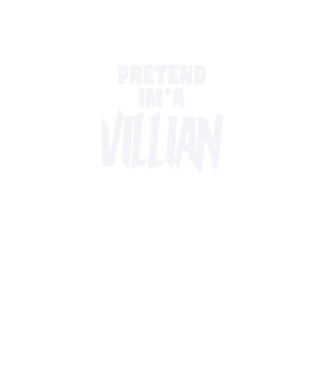 Villian carnaval model negru pe tricou