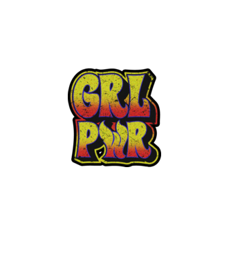 Girl power model alb pe tricou