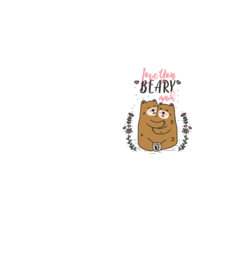 LoveU BEARY much model galben neon pe tricou