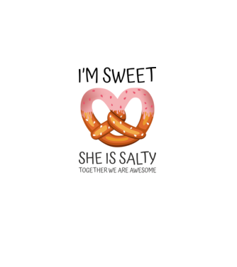 Sweet Friend model alb pe tricou