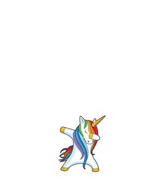 DAB Unicorn 2 model albastru deschis pe tricou
