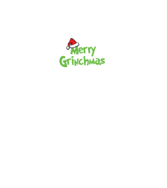 Grinchmas model negru pe tricou
