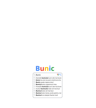 căutare Google Bunic model albastru închis pe tricou