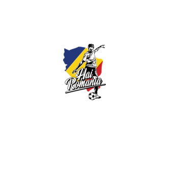 Hai romania fotbal model negru pe tricou
