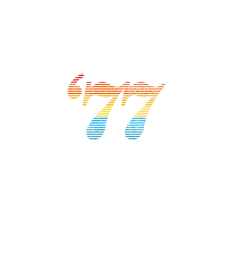 Retro Birthday 1977 model negru pe tricou