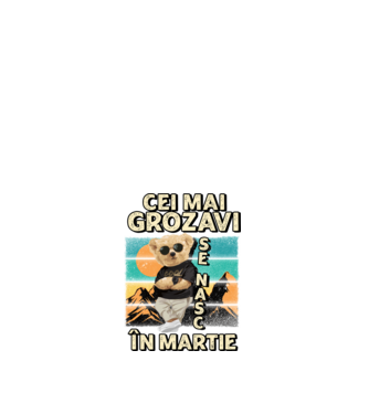 RETRO teddy MARTIE model alb pe tricou
