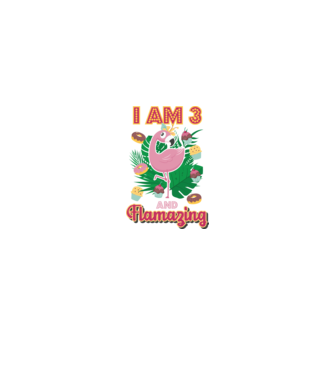 FLAMAZING Birthday 3 Years old model alb pe tricou