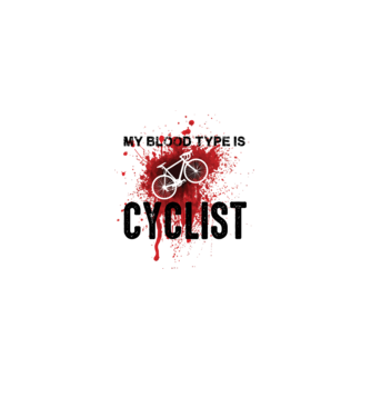 My blood type model alb pe tricou