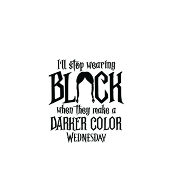  ill stop wearing black model alb pe tricou