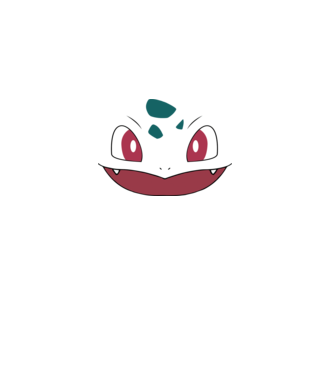Bulbasaur model gri pe tricou