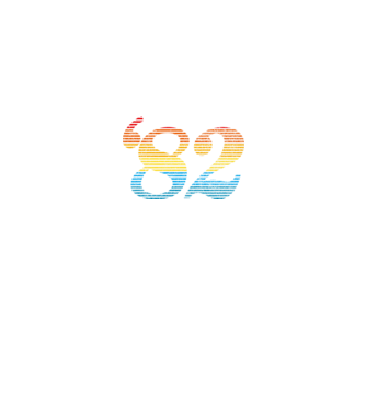 Retro Birthday 1982 model alb pe tricou