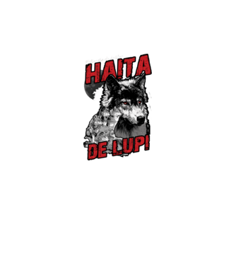 Petrecere de burlac - haită de lupi model negru pe tricou