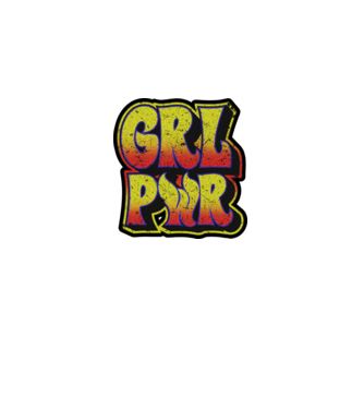 Girl power model alb pe tricou