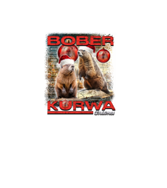 Bober kurwa christmas universe model negru pe tricou