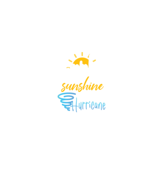 November Girls are Sunshine mixed with a little Hurricane model negru pe tricou