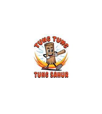 Tung Tung Tung Sahur drăguț model nisipiu pe tricou