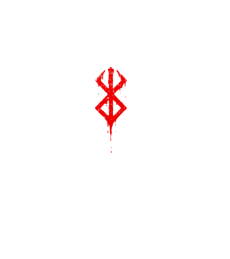 Berserk logo model negru pe tricou