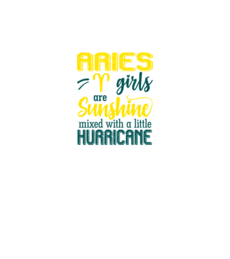 Sunshine with Hurricane ARIES model negru pe tricou