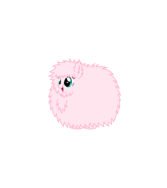 Fluffle Puff model alb pe tricou